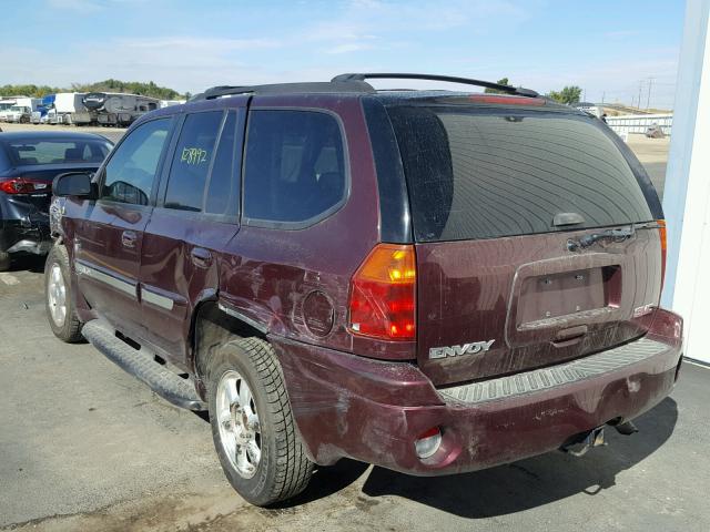 1GKDT13S652383969 - 2005 GMC ENVOY BURGUNDY photo 3