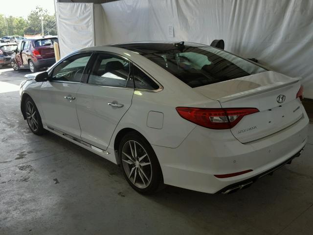 5NPE34AB8FH041816 - 2015 HYUNDAI SONATA SPO WHITE photo 3