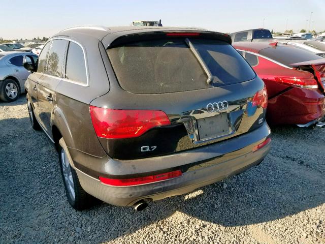 WA1BY74L68D055548 - 2008 AUDI Q7 3.6 QUA BLACK photo 3