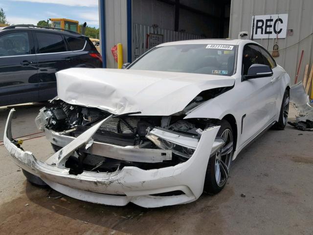 WBA3R1C54FK193456 - 2015 BMW 435 I WHITE photo 2