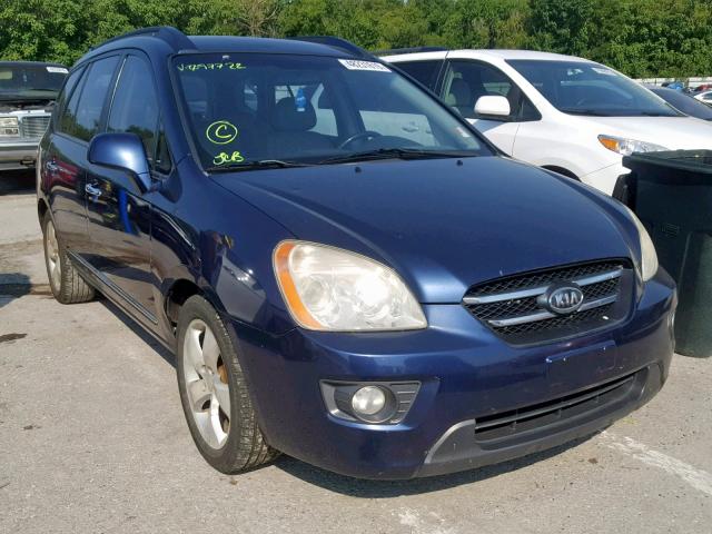 KNAFG526077097722 - 2007 KIA RONDO LX BLUE photo 1