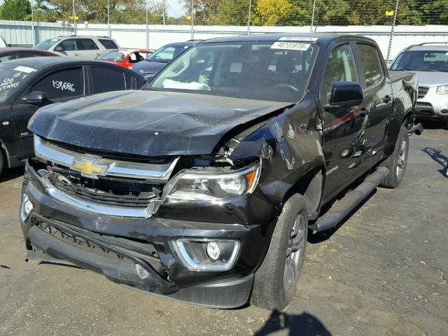 1GCGTCEN9H1186316 - 2017 CHEVROLET COLORADO L BLACK photo 2