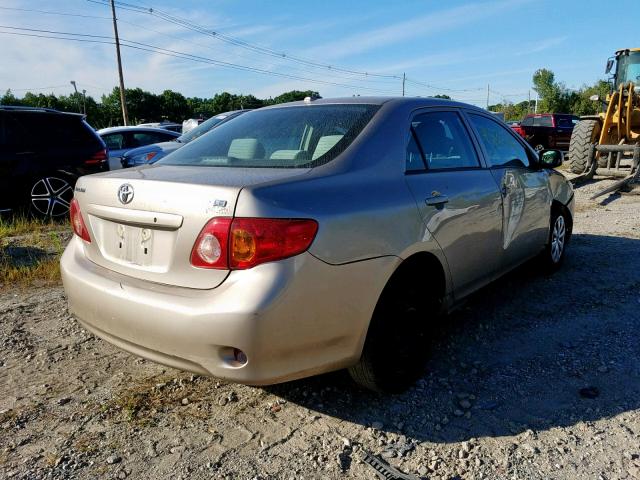 2T1BU4EE0AC247485 - 2010 TOYOTA COROLLA BA GOLD photo 4