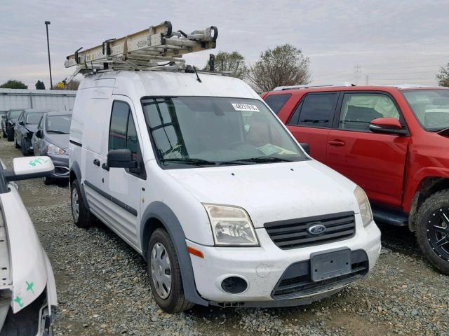 NM0LS7BN7DT135048 - 2013 FORD TRANSIT CO WHITE photo 1