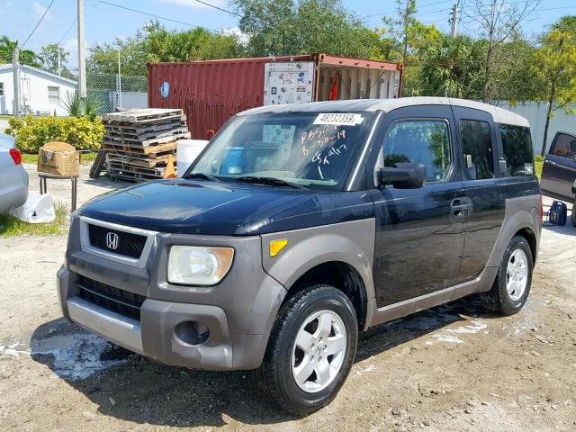 5J6YH18684L003351 - 2004 HONDA ELEMENT EX BLACK photo 2