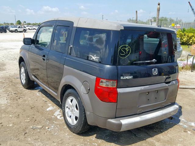 5J6YH18684L003351 - 2004 HONDA ELEMENT EX BLACK photo 3