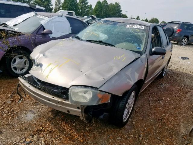 1G1JF52F137364210 - 2003 CHEVROLET CAVALIER L TAN photo 2