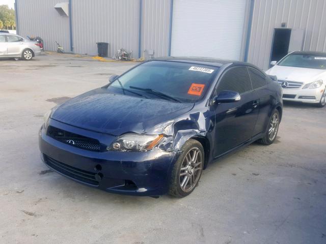 JTKDE167780240891 - 2008 TOYOTA SCION TC ლურჯი ფოტო 2