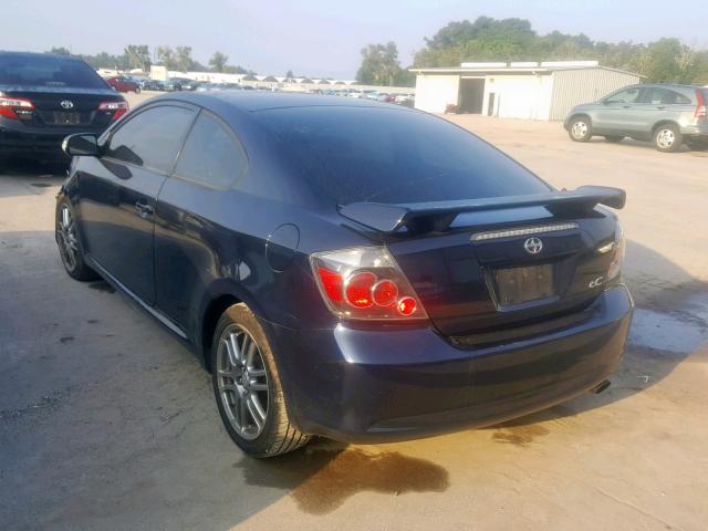 JTKDE167780240891 - 2008 TOYOTA SCION TC ლურჯი ფოტო 3