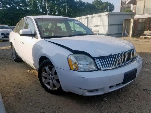 1MEFM40116G609059 - 2006 MERCURY MONTEGO LU WHITE photo 1