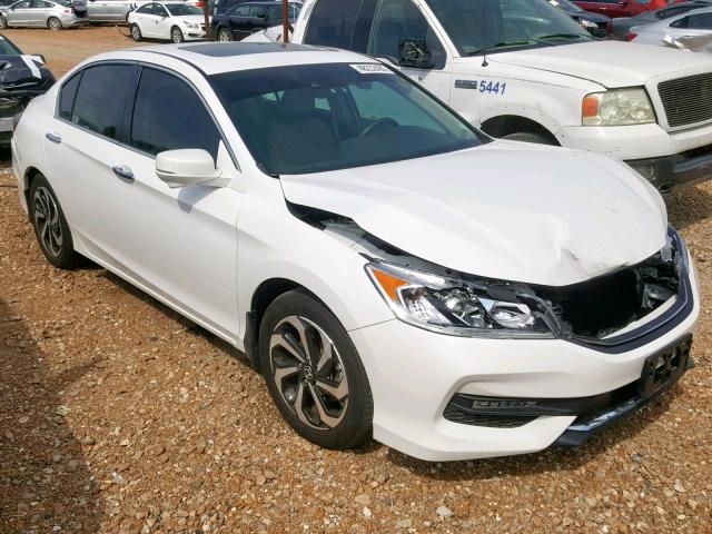 1HGCR2F98GA225065 - 2016 HONDA ACCORD EXL WHITE photo 1