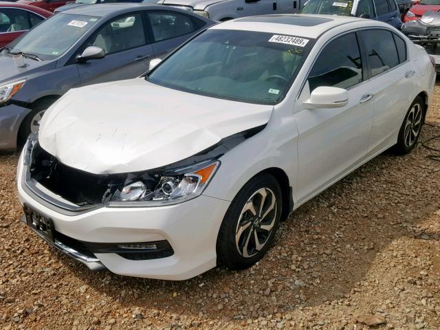 1HGCR2F98GA225065 - 2016 HONDA ACCORD EXL WHITE photo 2