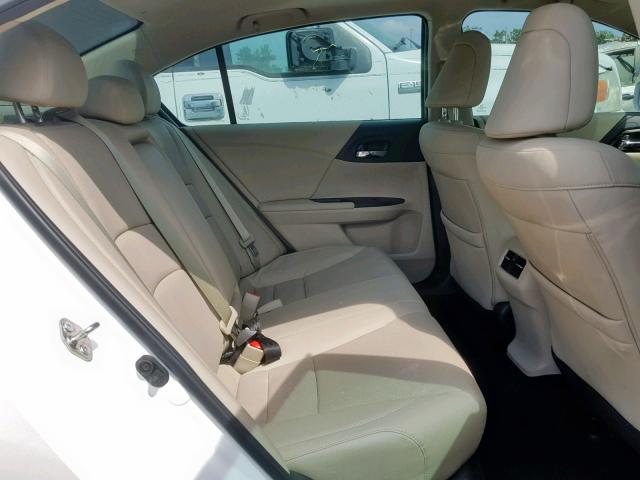 1HGCR2F98GA225065 - 2016 HONDA ACCORD EXL WHITE photo 6