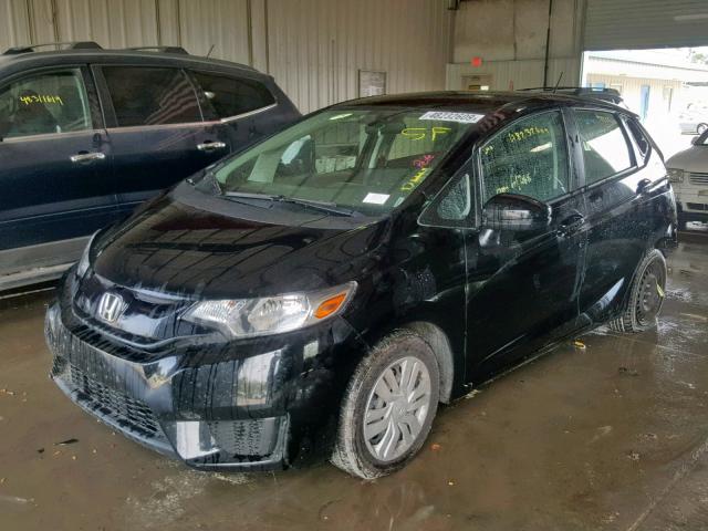 JHMGK5H51GX000191 - 2016 HONDA FIT LX BLACK photo 2