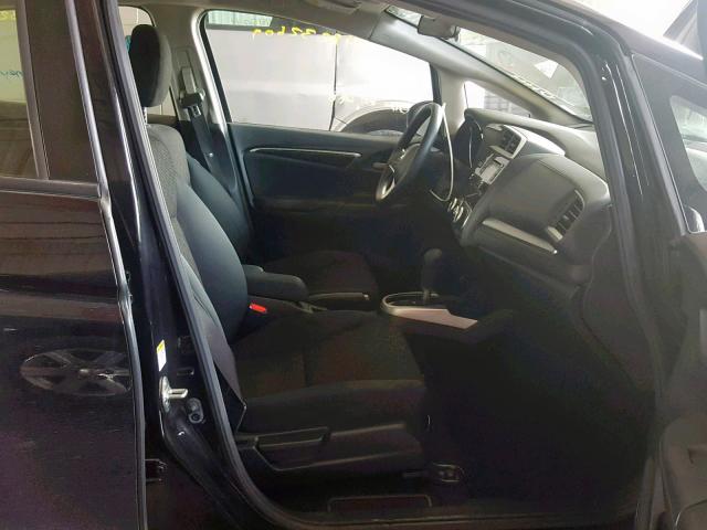 JHMGK5H51GX000191 - 2016 HONDA FIT LX BLACK photo 5