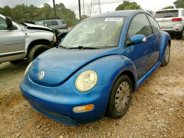 3VWBK31C54M407468 - 2004 VOLKSWAGEN NEW BEETLE 蓝色 照片 2