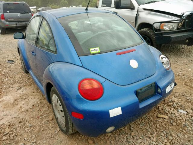 3VWBK31C54M407468 - 2004 VOLKSWAGEN NEW BEETLE 蓝色 照片 3