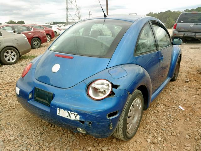 3VWBK31C54M407468 - 2004 VOLKSWAGEN NEW BEETLE 蓝色 照片 4