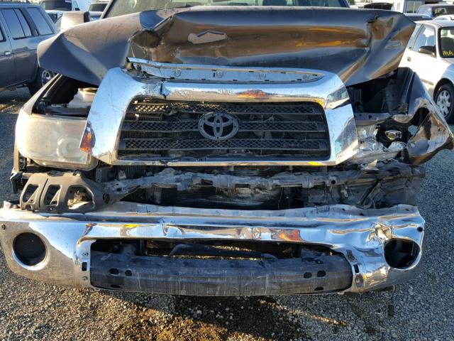 5TBEV54147S458034 - 2007 TOYOTA TUNDRA CRE GRAY photo 7