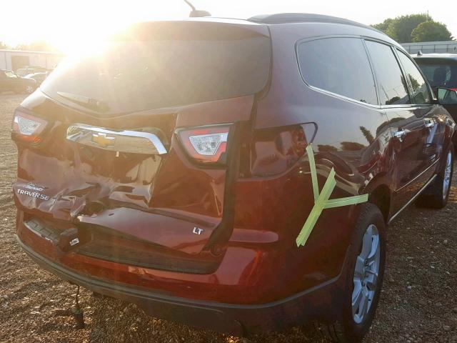 1GNKRGKD9HJ315917 - 2017 CHEVROLET TRAVERSE L MAROON photo 4