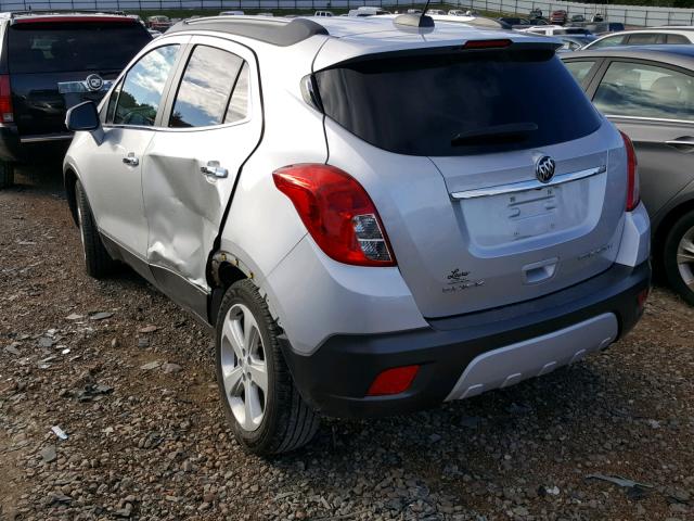 KL4CJASB5FB041987 - 2015 BUICK ENCORE SILVER photo 3