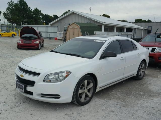 1G1ZH57B994122326 - 2009 CHEVROLET MALIBU 1LT თეთრი ფოტო 2