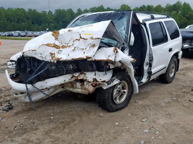 1B4HS28Y2XF636071 - 1999 DODGE DURANGO WHITE photo 2