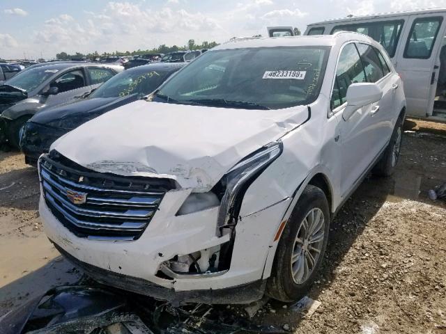 1GYKNBRSXHZ158664 - 2017 CADILLAC XT5 LUXURY WHITE photo 2