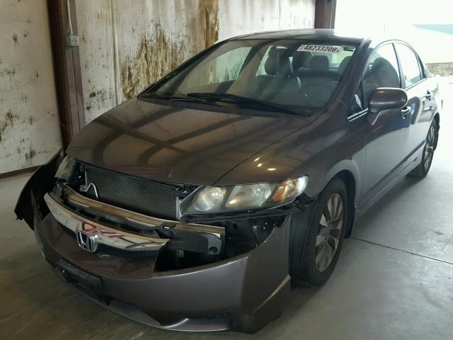 19XFA1F98BE008179 - 2011 HONDA CIVIC EXL GRAY photo 2