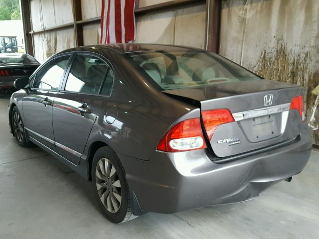 19XFA1F98BE008179 - 2011 HONDA CIVIC EXL GRAY photo 3