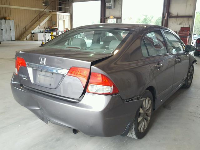 19XFA1F98BE008179 - 2011 HONDA CIVIC EXL GRAY photo 4