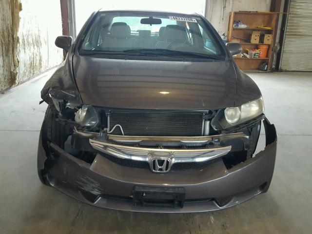 19XFA1F98BE008179 - 2011 HONDA CIVIC EXL GRAY photo 9