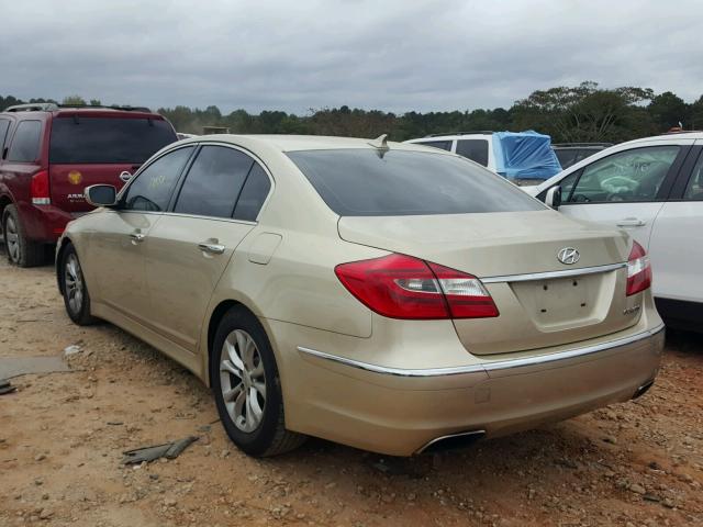 KMHGC4DDXCU175083 - 2012 HYUNDAI GENESIS 3. GOLD photo 3