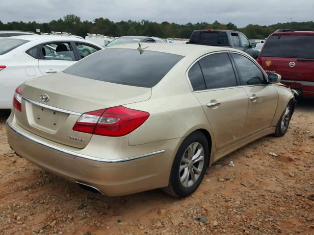 KMHGC4DDXCU175083 - 2012 HYUNDAI GENESIS 3. GOLD photo 4