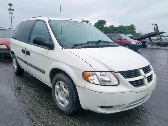 1D4GP25RX7B176245 - 2007 DODGE CARAVAN SE WHITE photo 1