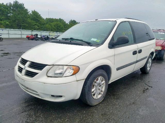 1D4GP25RX7B176245 - 2007 DODGE CARAVAN SE WHITE photo 2