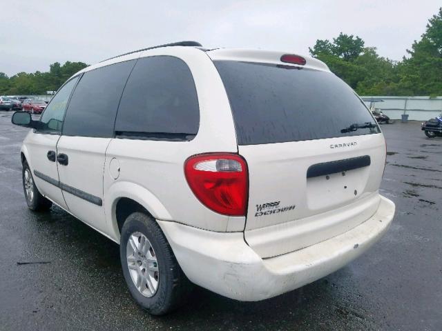 1D4GP25RX7B176245 - 2007 DODGE CARAVAN SE WHITE photo 3