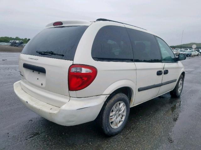 1D4GP25RX7B176245 - 2007 DODGE CARAVAN SE WHITE photo 4