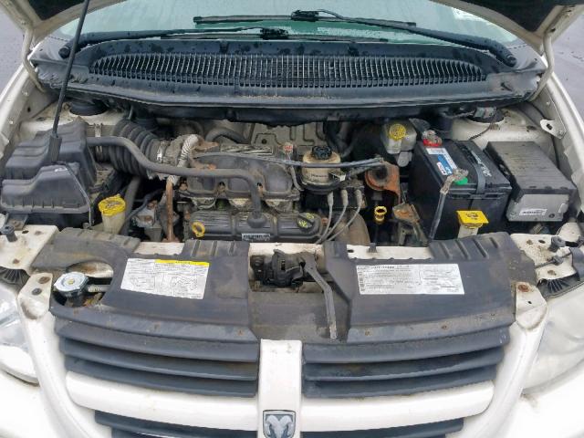 1D4GP25RX7B176245 - 2007 DODGE CARAVAN SE WHITE photo 7