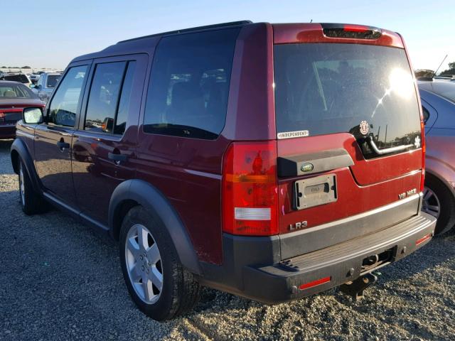 SALAG25445A330953 - 2005 LAND ROVER LR3 HSE MAROON photo 3