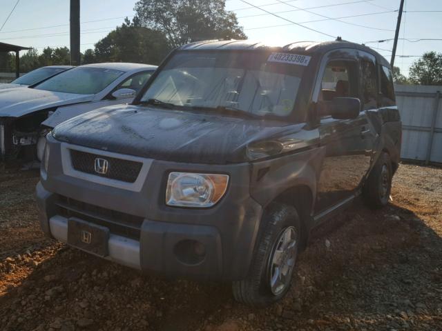 5J6YH18523L015727 - 2003 HONDA ELEMENT EX BLACK photo 2