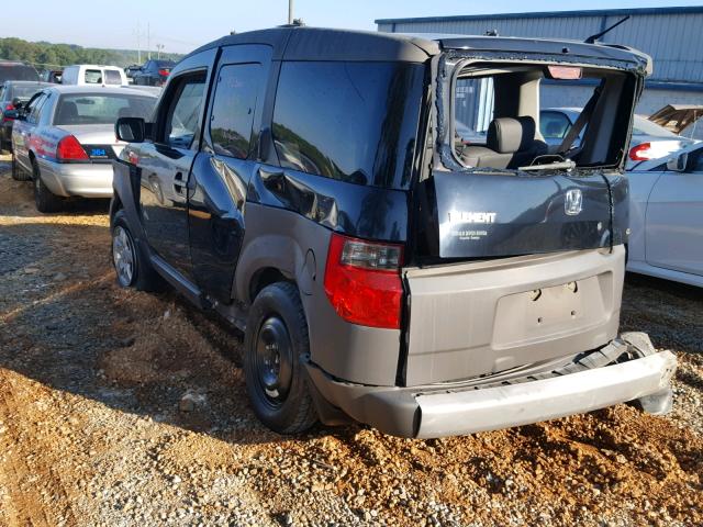 5J6YH18523L015727 - 2003 HONDA ELEMENT EX BLACK photo 3