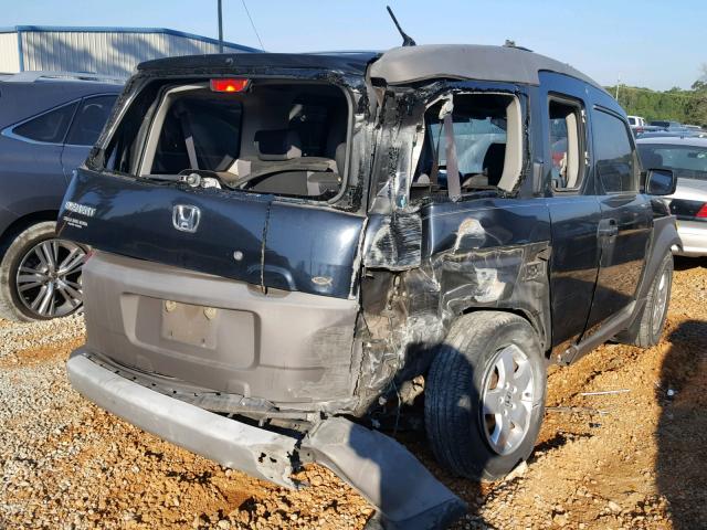 5J6YH18523L015727 - 2003 HONDA ELEMENT EX BLACK photo 4