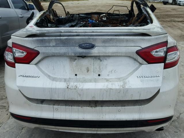 3FA6P0RU8ER379726 - 2014 FORD FUSION TIT WHITE photo 10