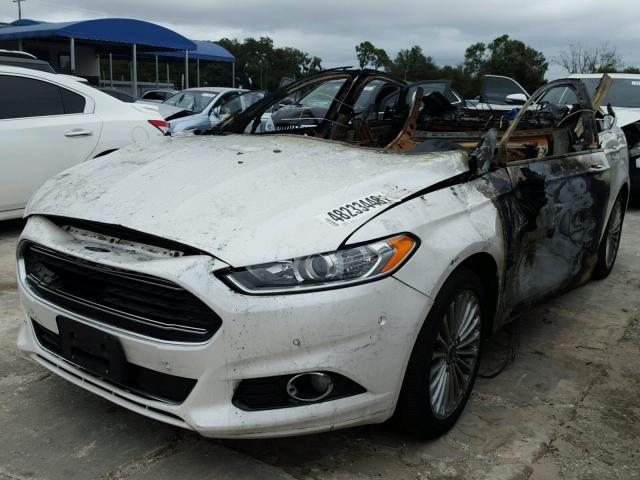 3FA6P0RU8ER379726 - 2014 FORD FUSION TIT WHITE photo 2