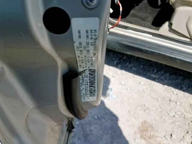 1J8HH58P67C693524 - 2007 JEEP COMMANDER ვერცხლისფერი ფოტო 10