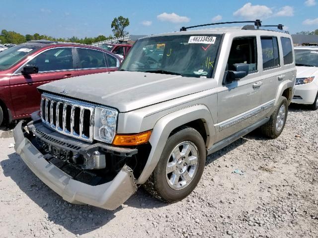 1J8HH58P67C693524 - 2007 JEEP COMMANDER ვერცხლისფერი ფოტო 2