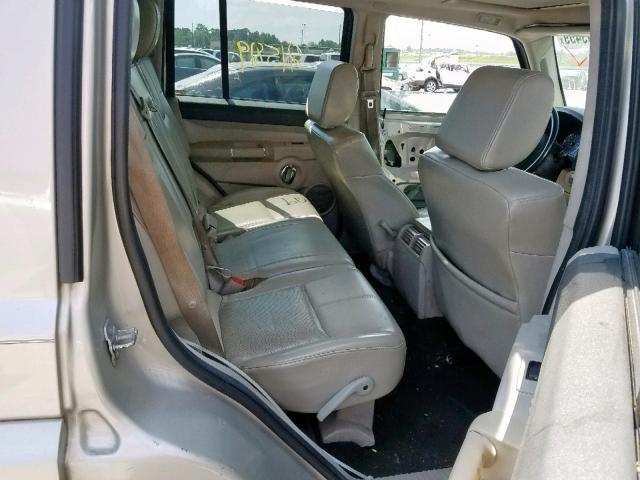 1J8HH58P67C693524 - 2007 JEEP COMMANDER ვერცხლისფერი ფოტო 6