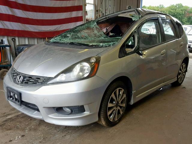 JHMGE8H51CC004249 - 2012 HONDA FIT SPORT SILVER photo 2