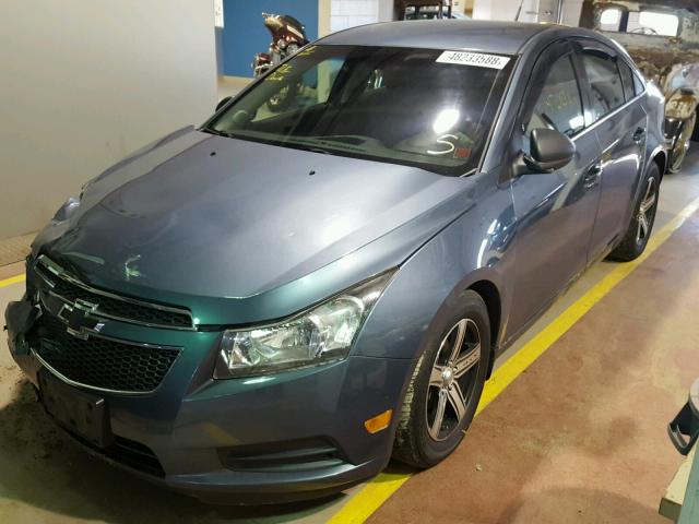 1G1PB5SH1C7296708 - 2012 CHEVROLET CRUZE LS BLUE photo 2